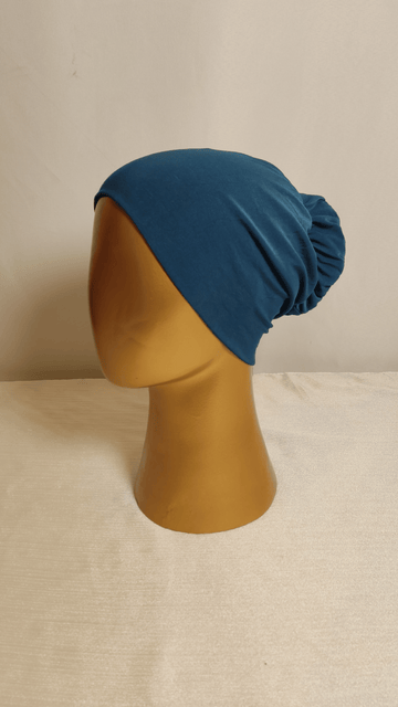 Bun Shape Cap - Deep Teal
